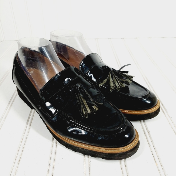 Franco Sarto Women's Carolynn Black Teasels Slip On Flat Loafers I714 - Picture 4 of 11